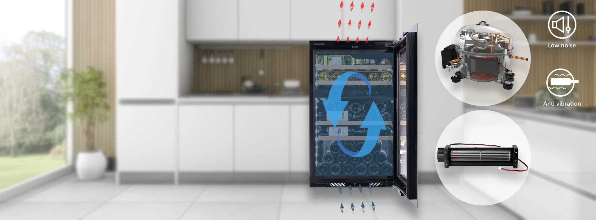 INVERTOROVÝ KOMPRESOR & VENTILÁTOR S PRIEČNYM PRÚDOM VZDUCHU